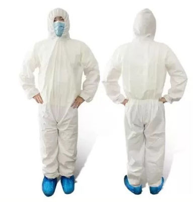 पेट्रोकेमिकल Cleanroom डिस्पोजेबल सुरक्षात्मक सूट